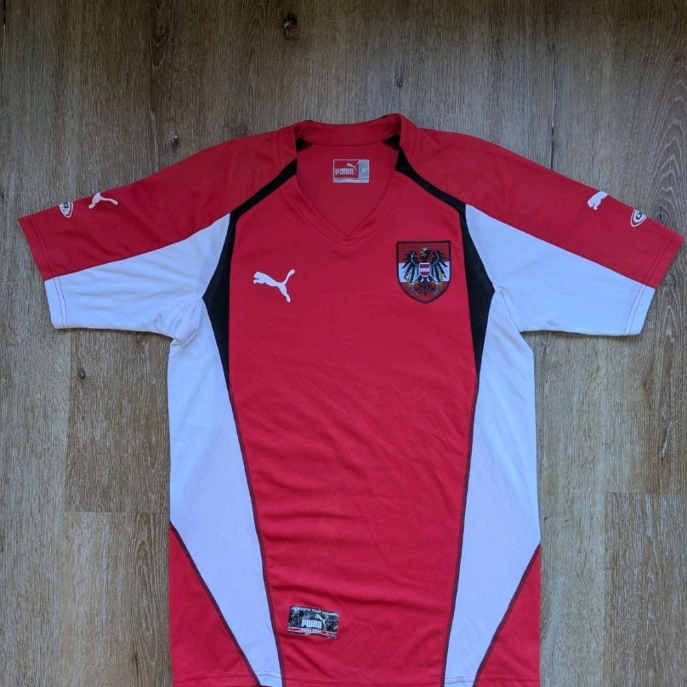 Vintage Austria (österreich) National Soccer Jersey Home 2004 - Puma - Size M -